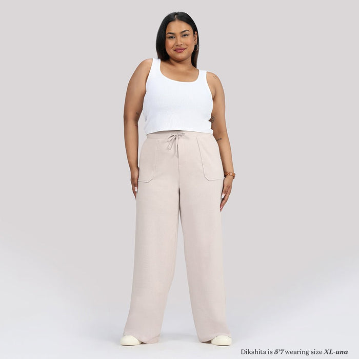 Work-To-Wine Twill Drawstring Pants - BlissClub