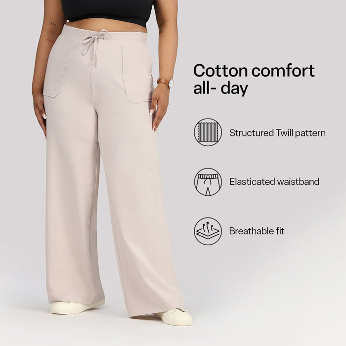Work-To-Wine Twill Drawstring Pants - BlissClub