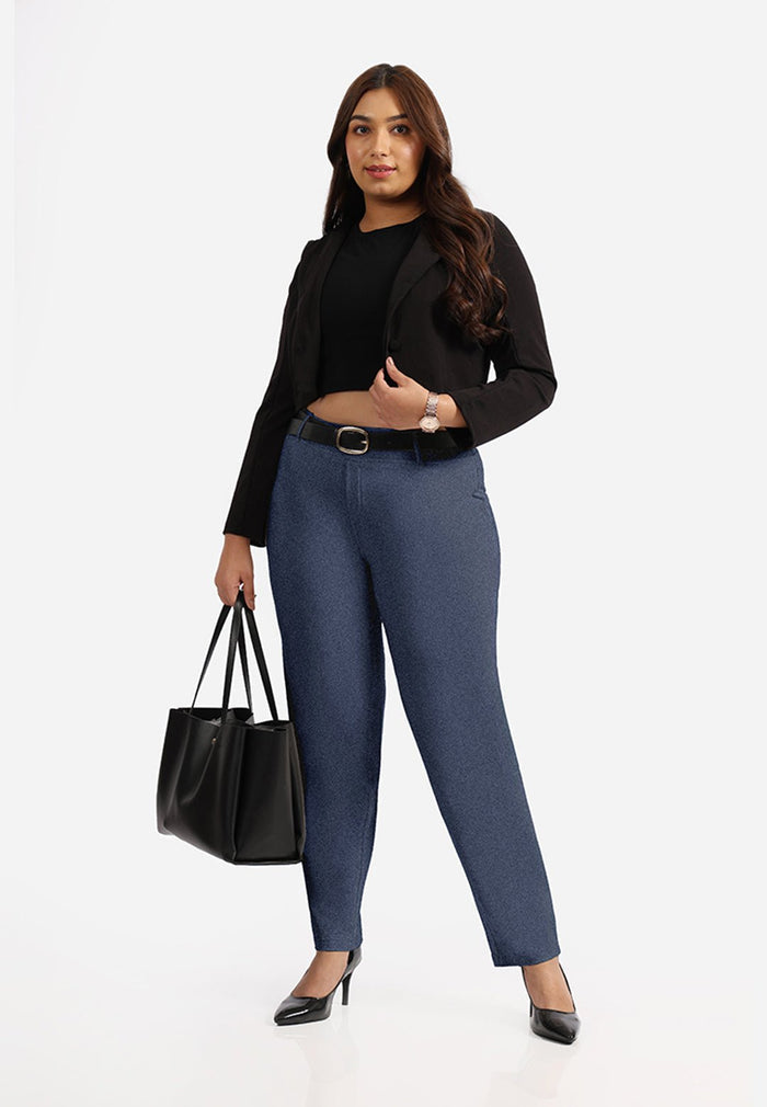 Work-To-Wine Twill Straight Pants - BlissClub