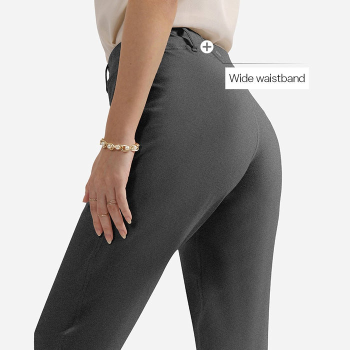 Work-To-Wine Twill Straight Pants - BlissClub