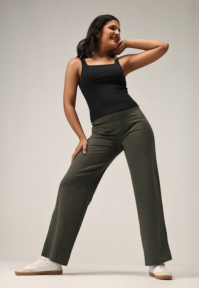 Triya Twill Olive / XS-elene / Regular - Upto 5'4