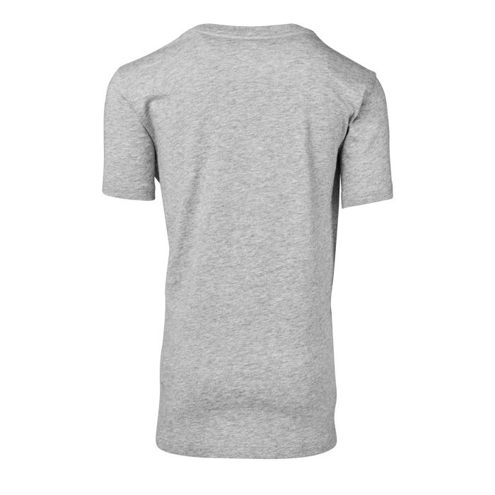 Light Grey Heather Youth Gothic "G" Short Sleeve Tee - Back View, Clean Cotton Finish | Greyson Clothiers