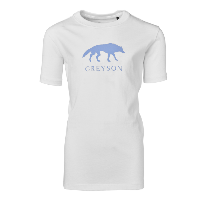 Arctic Youth Stalking Wolf Short Sleeve Tee - Front View, Stalking Wolf Graphic | Greyson Clothiers