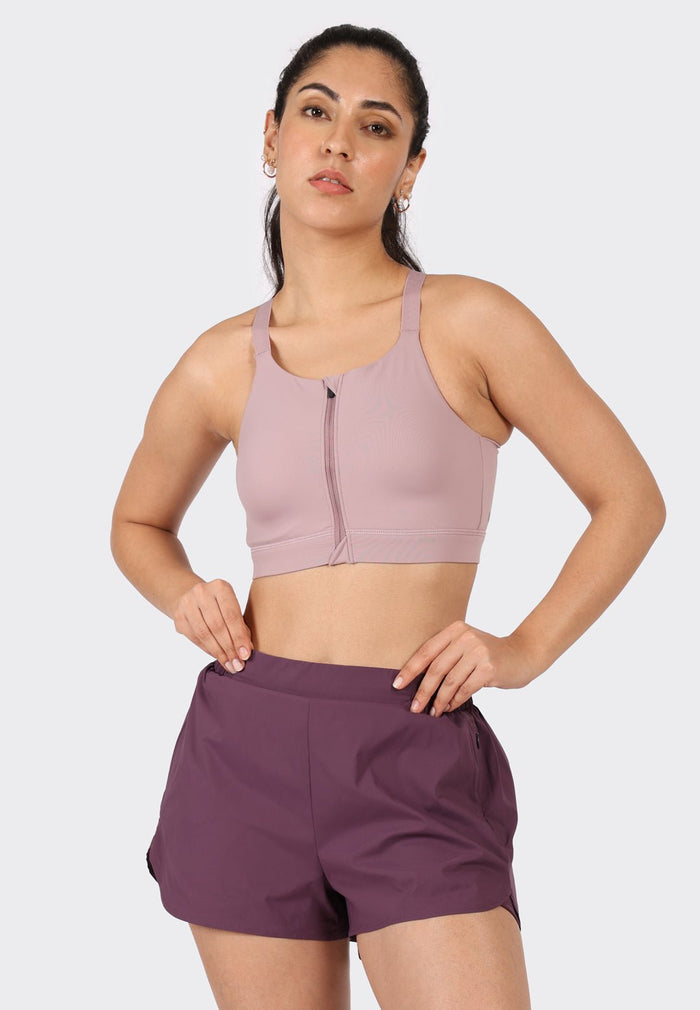 Zip-Up Sports Bra - BlissClub